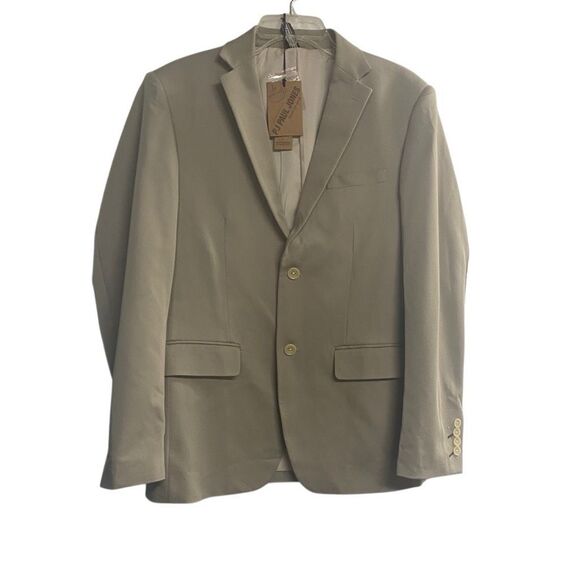 PJ PAUL‎ JONES Men’s Jacket Size Medium Brown Long Sleeve Casual New - Picture 1 of 12